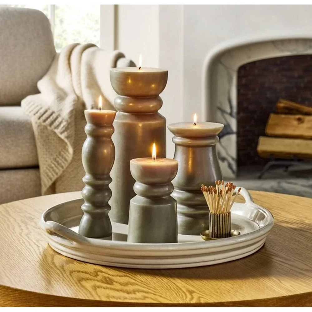 Hearth & Hand‎ Magnolia Brass Tone Match Matchstick Holder Striker on Bottom
